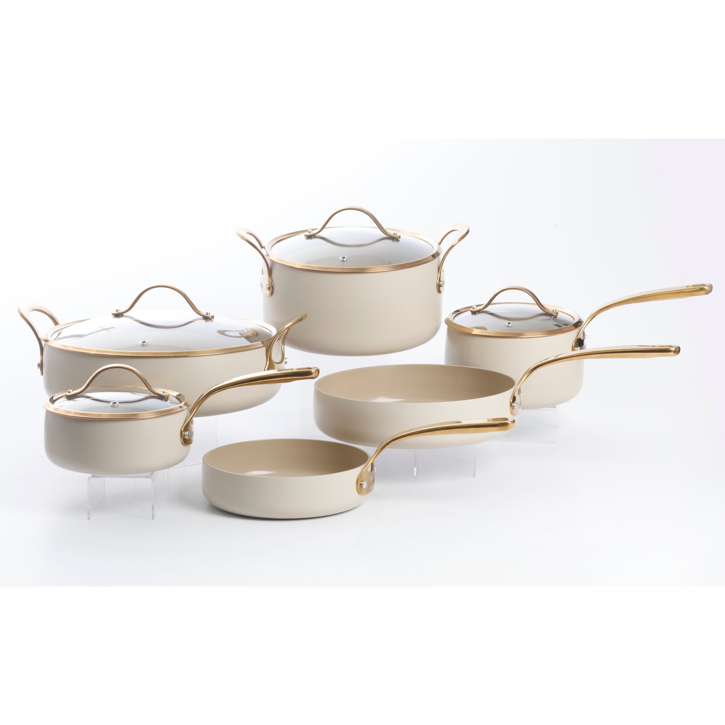 BLOOMHOUSE 8 PC COOKWARE SET NONSTICK