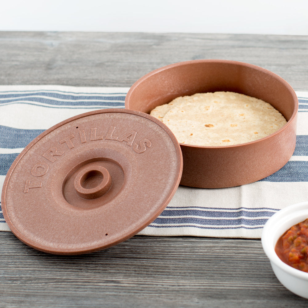 Brown Tortilla Warmer / Server