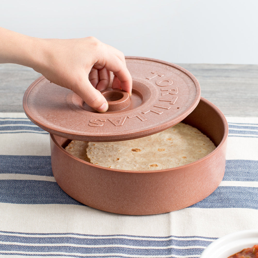 Brown Tortilla Warmer / Server