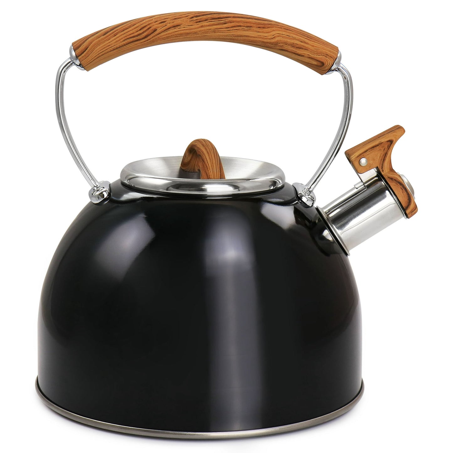 Mr. Coffee 2 QT Whistling Tea Kettle - Black
