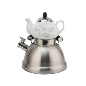 Stainless Steel Tea Pot & Tea Kettle Set