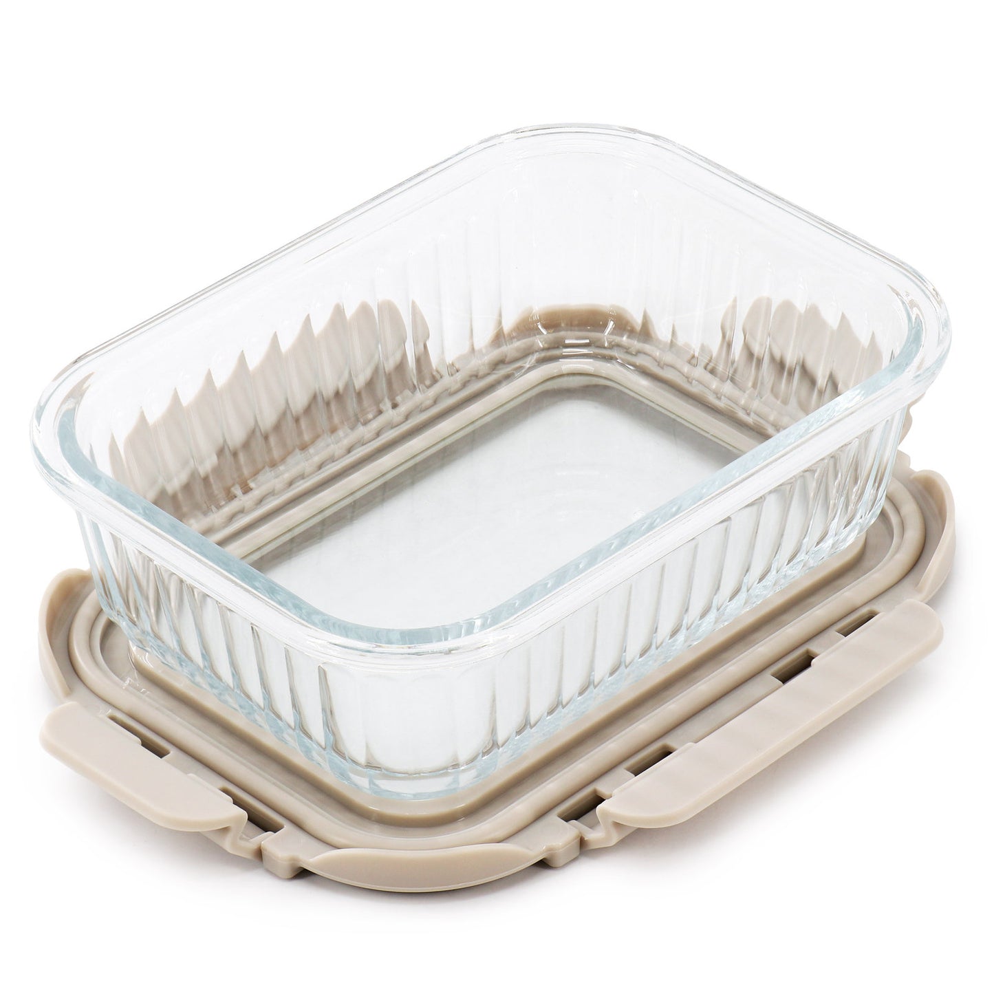 4 PC Martha Stewart Borosilicate Glass Food Storage Container Set