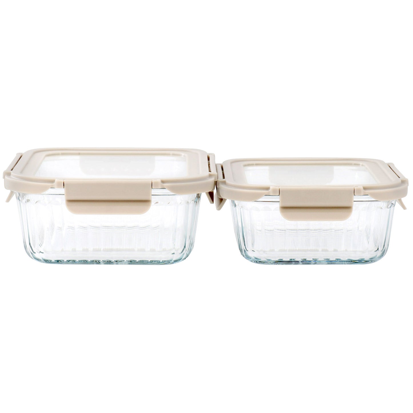 4 PC Martha Stewart Borosilicate Glass Food Storage Container Set
