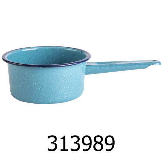 13.5 cm Turquoise Enamel Sauce Pan