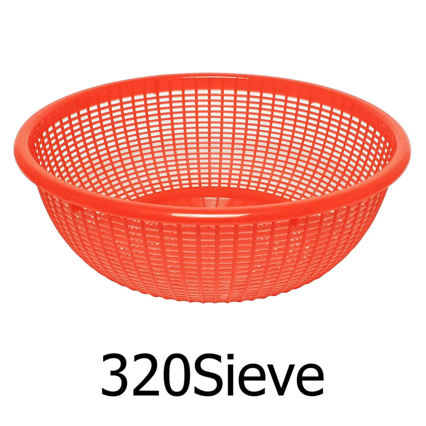 15" Red Plastic Basket / Colander