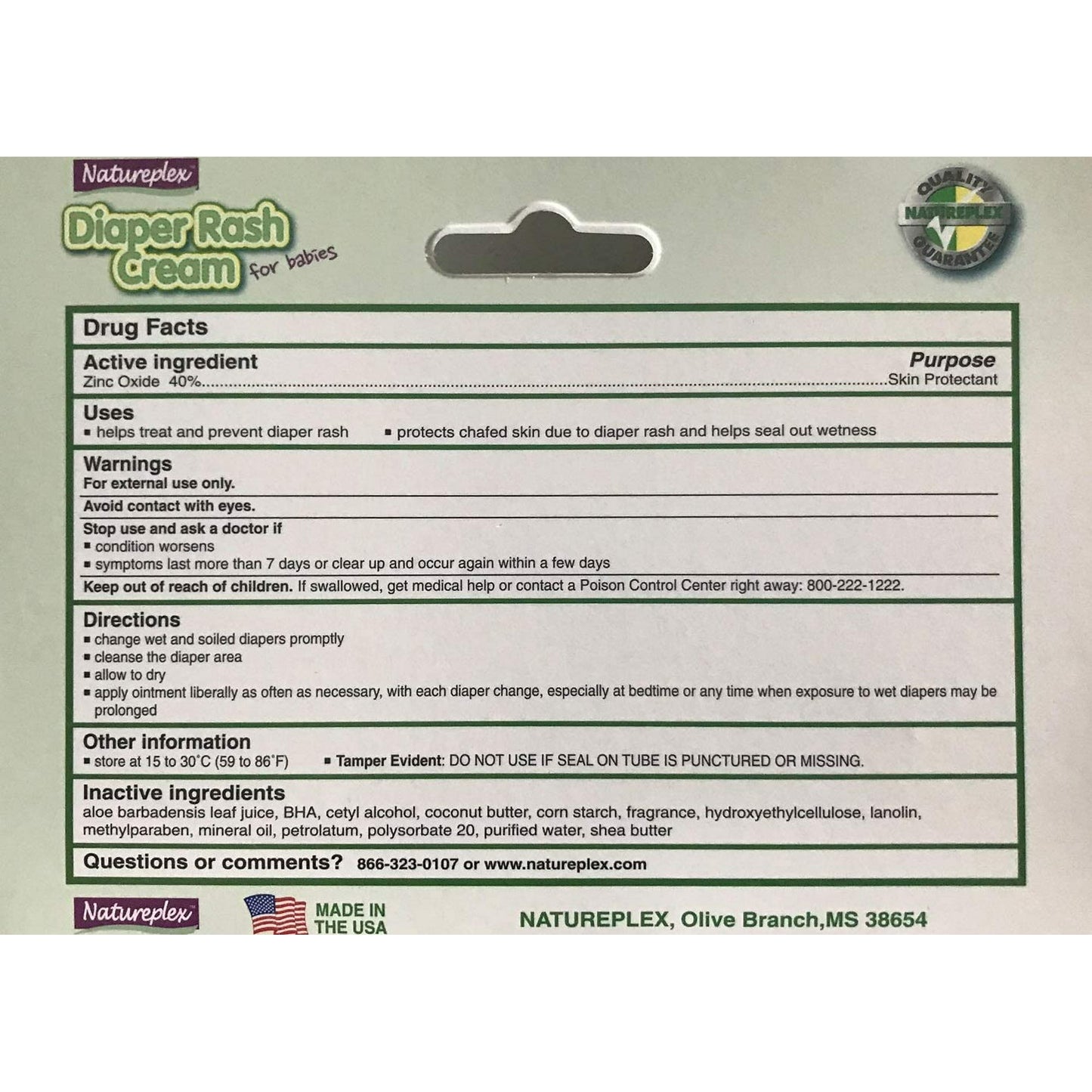 2 PC Diaper Rash Cream For Babies