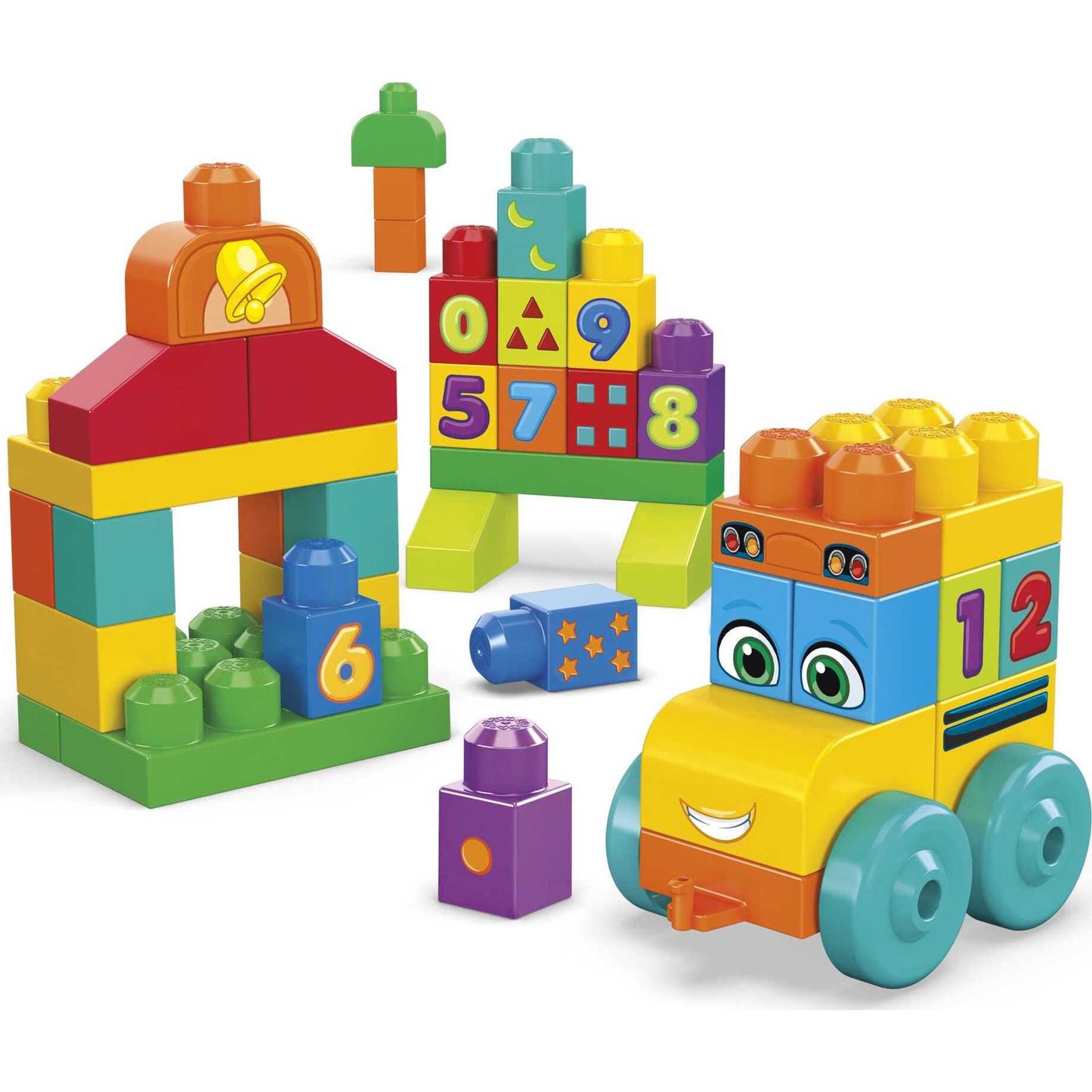Fisher Price Mega Bloks 123 Counting Bus