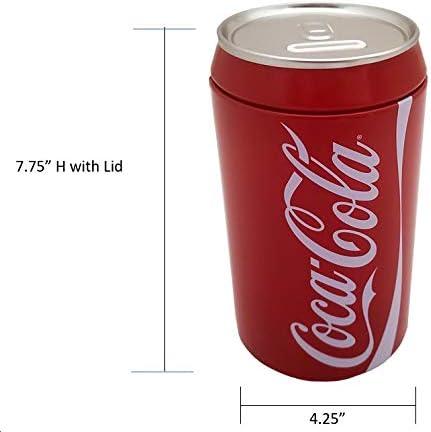 Coca Cola Can Bank with Removable Lid