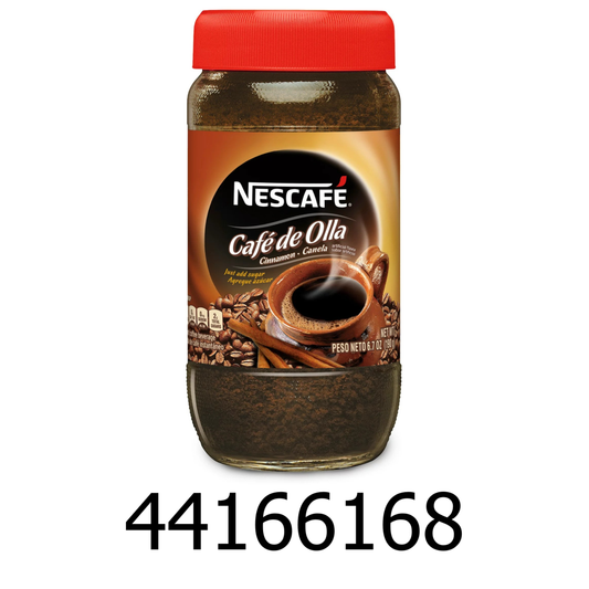 6.7 oz Nescafe Cafe de Olla, Dark Roast Instant Coffee Jar