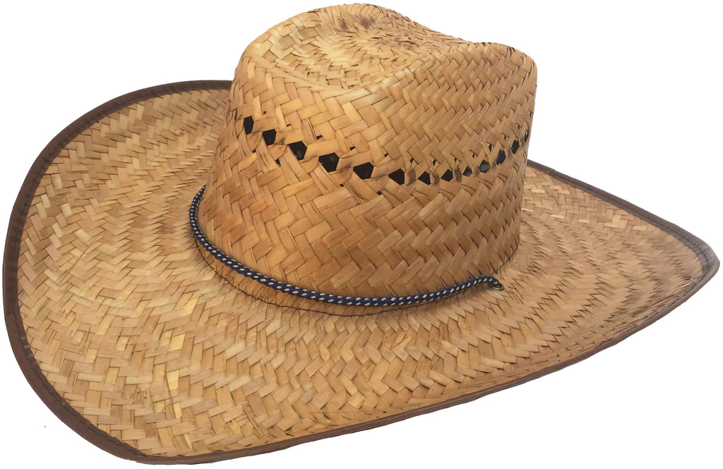 Mexican Palm Straw Cowboy Hat