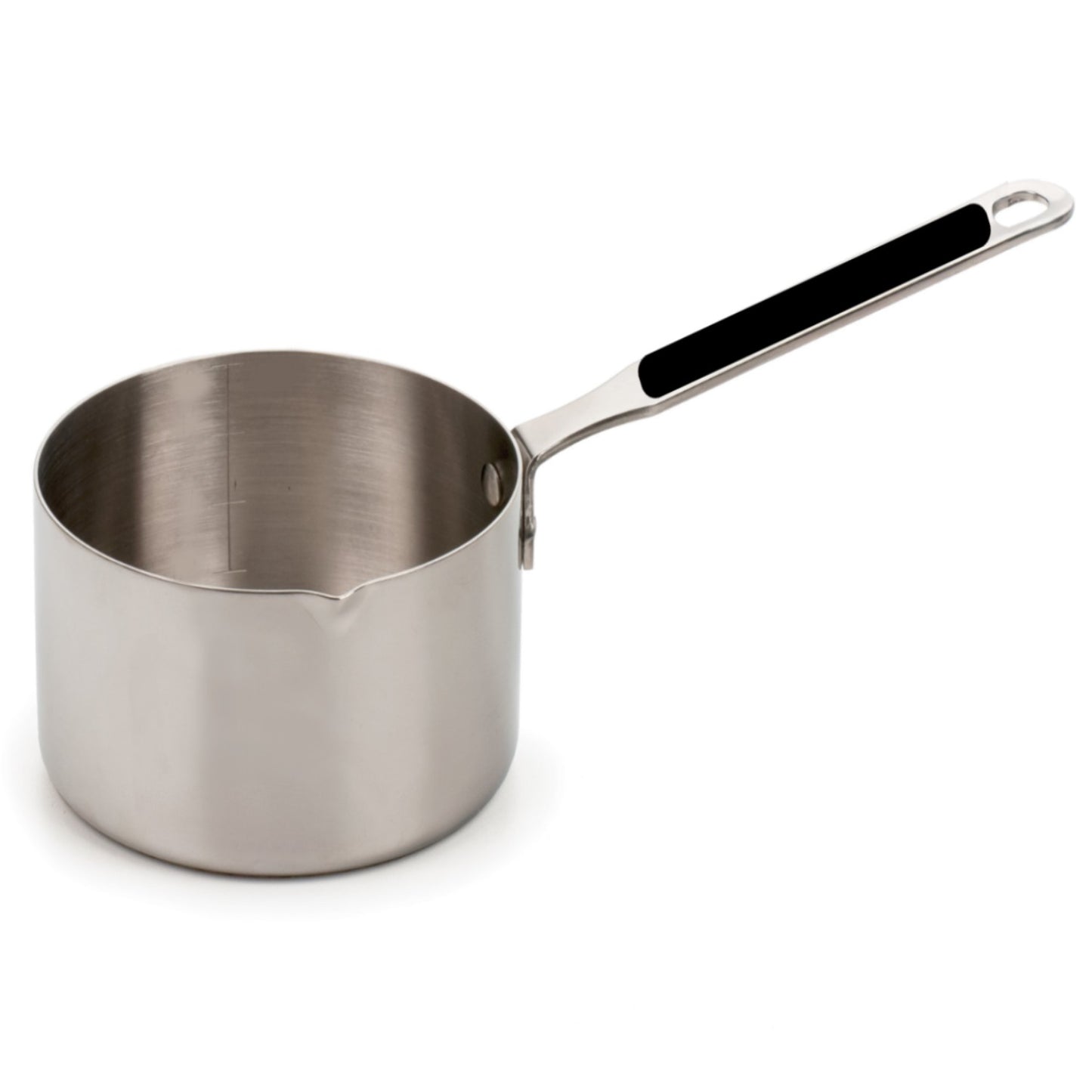 2.7 QT Induction Stainless Steel Saucepan with Silicone Handle