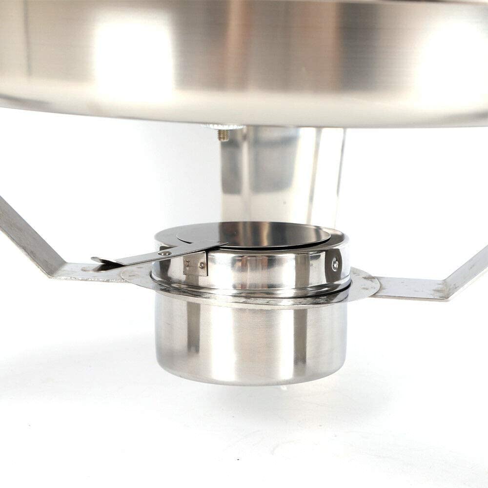 9L Stainless Steel Round Chafing Dish Food Warmer