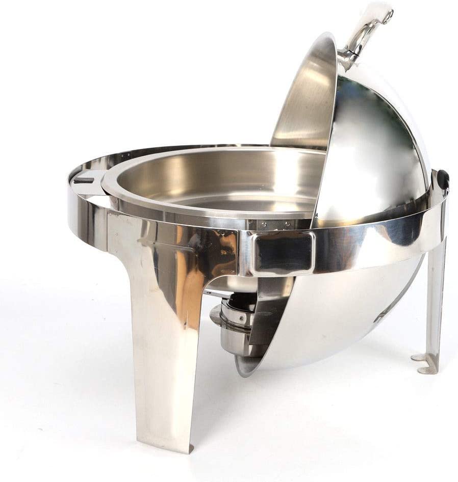 9L Stainless Steel Round Chafing Dish Food Warmer