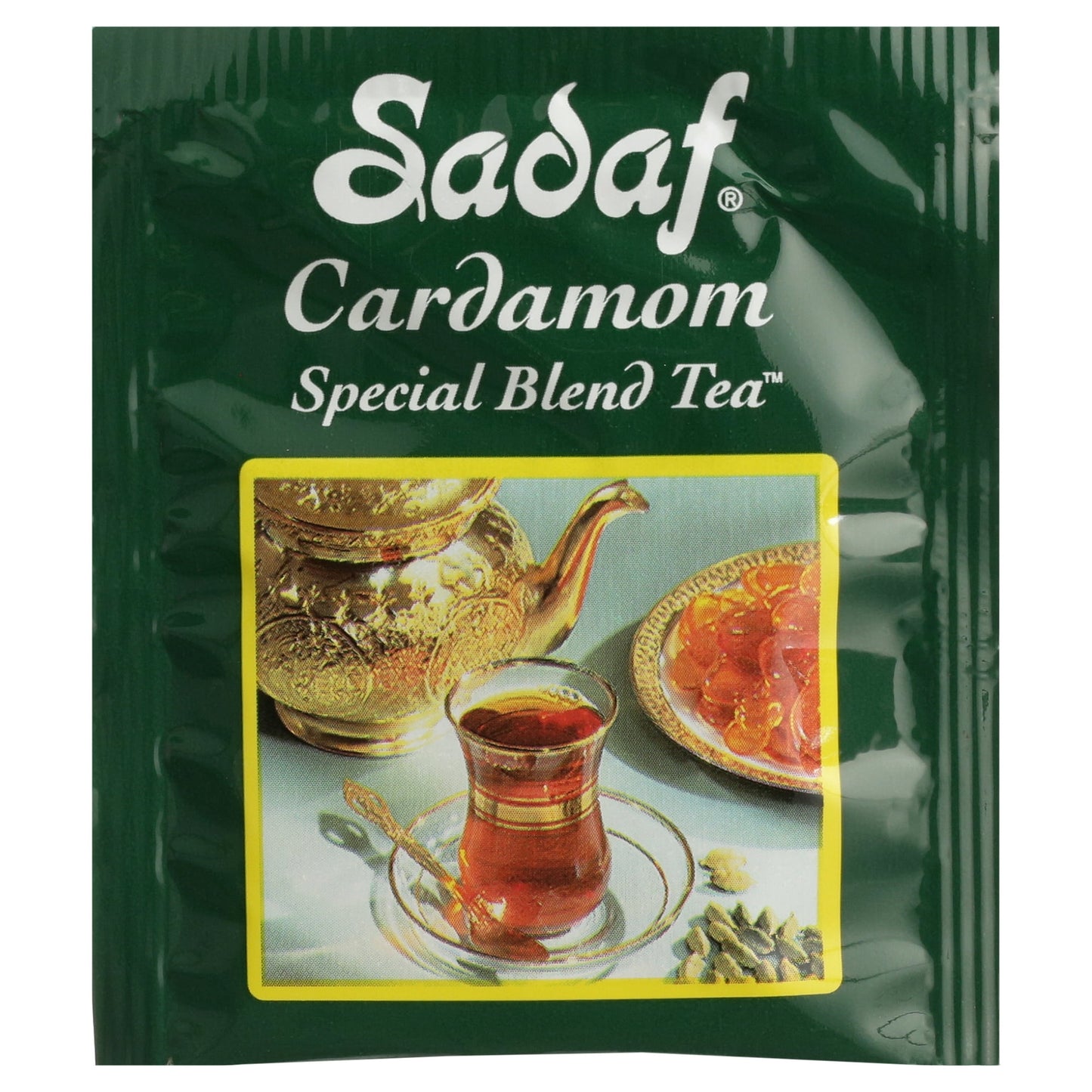 50 Tea Bags Sadaf Special Blend Tea with Cardamom Flavor