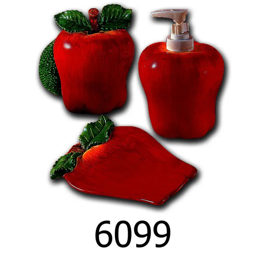 4 PC Apple Counter Top Set