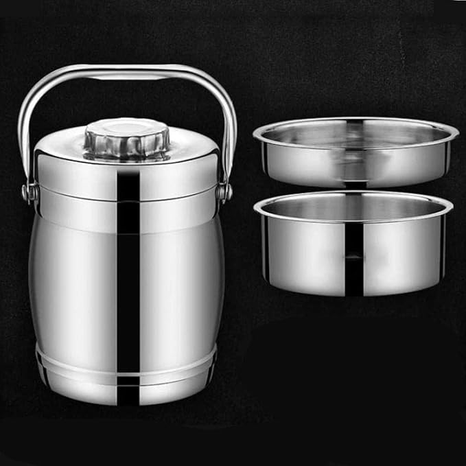 1.4 L Insulated Stainless Steel 304 Hot and Cold 2-pc Food Container