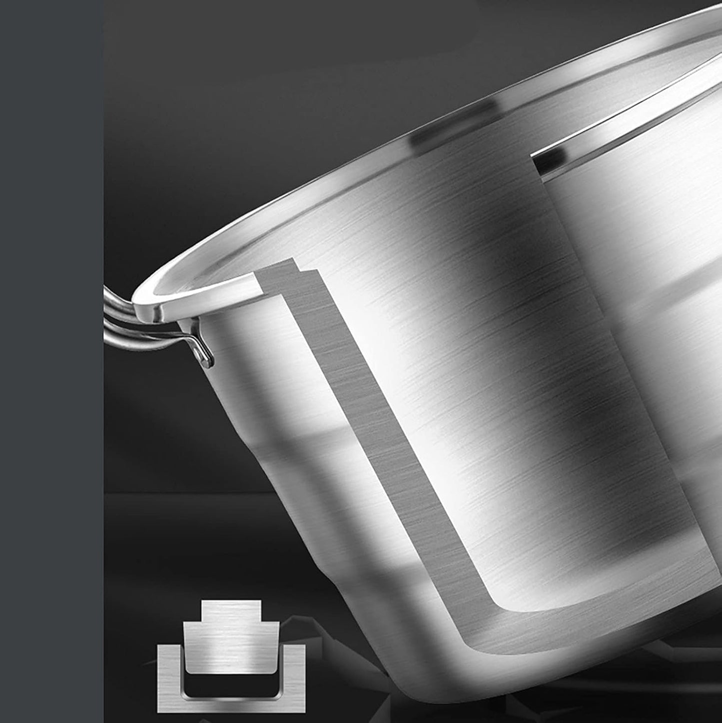 50cm Stainless Steel Steamer with Rack for Tamales