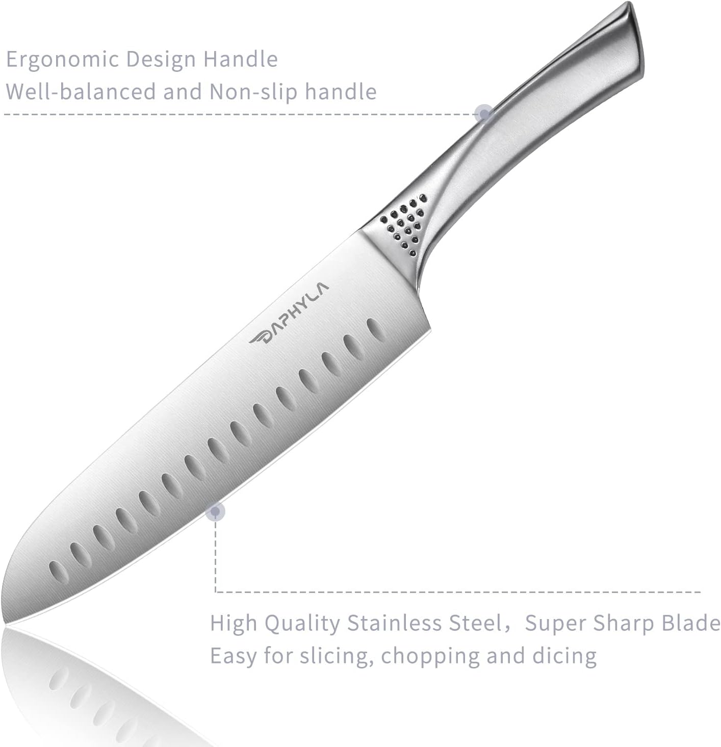 3 PC Daphyla Stainless Steel Kitchen Knife Set