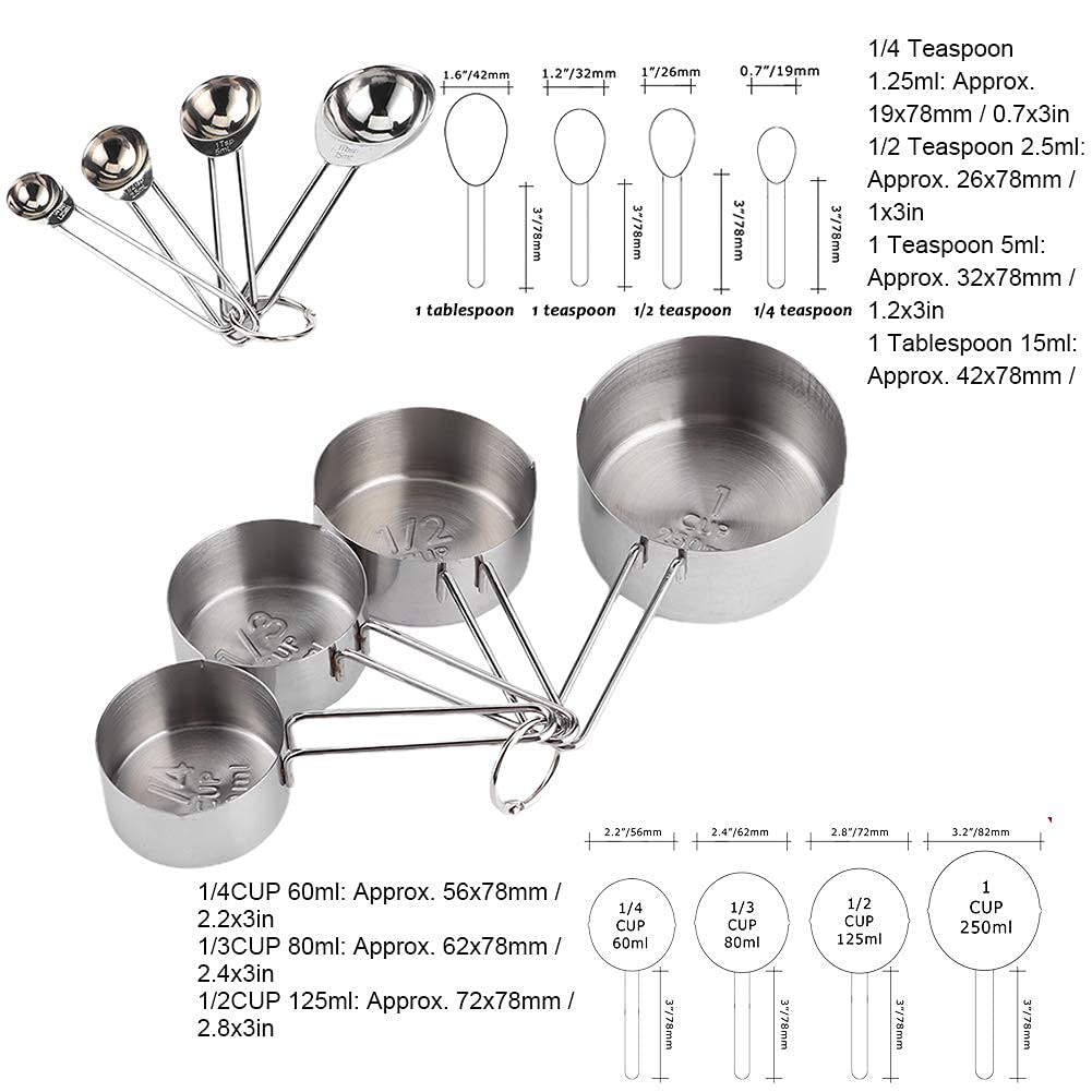10 PC Stainless Steel Baking Set