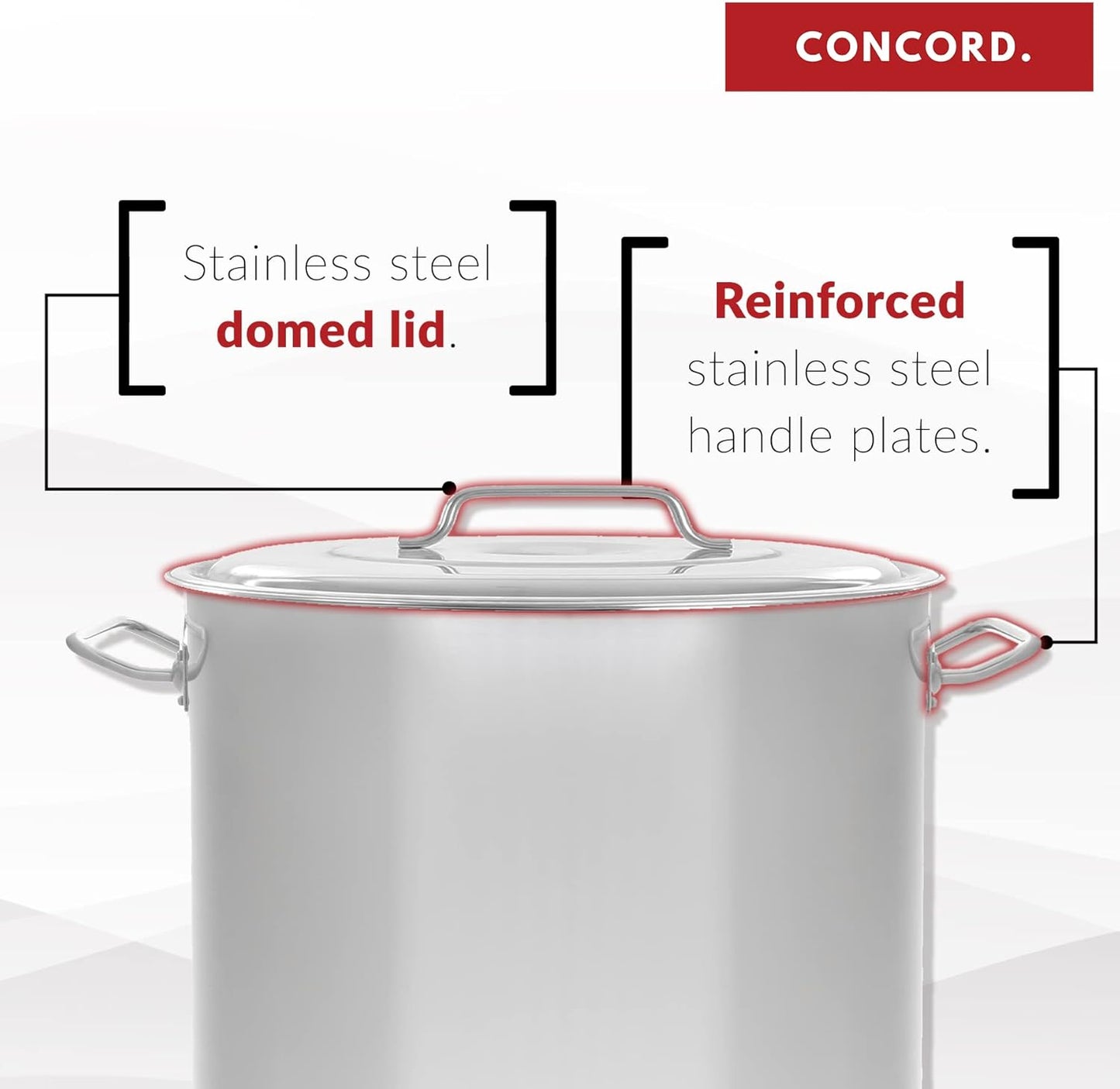 84QT Stainless Steel Stock Pot (Free Gift Ladle)