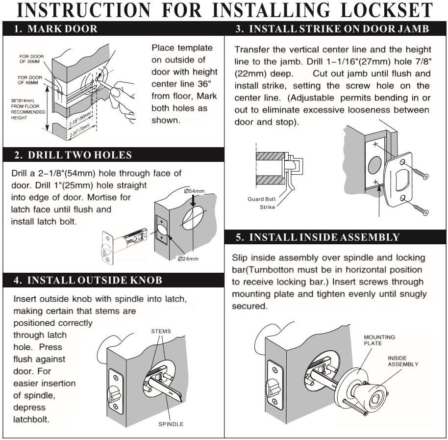 Keyed Alike Combo Lockset