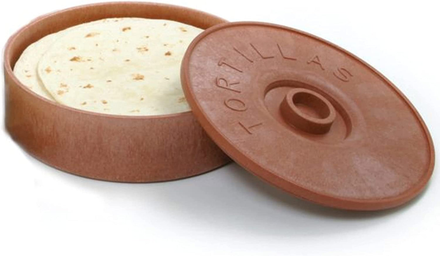 Brown Tortilla Warmer / Server