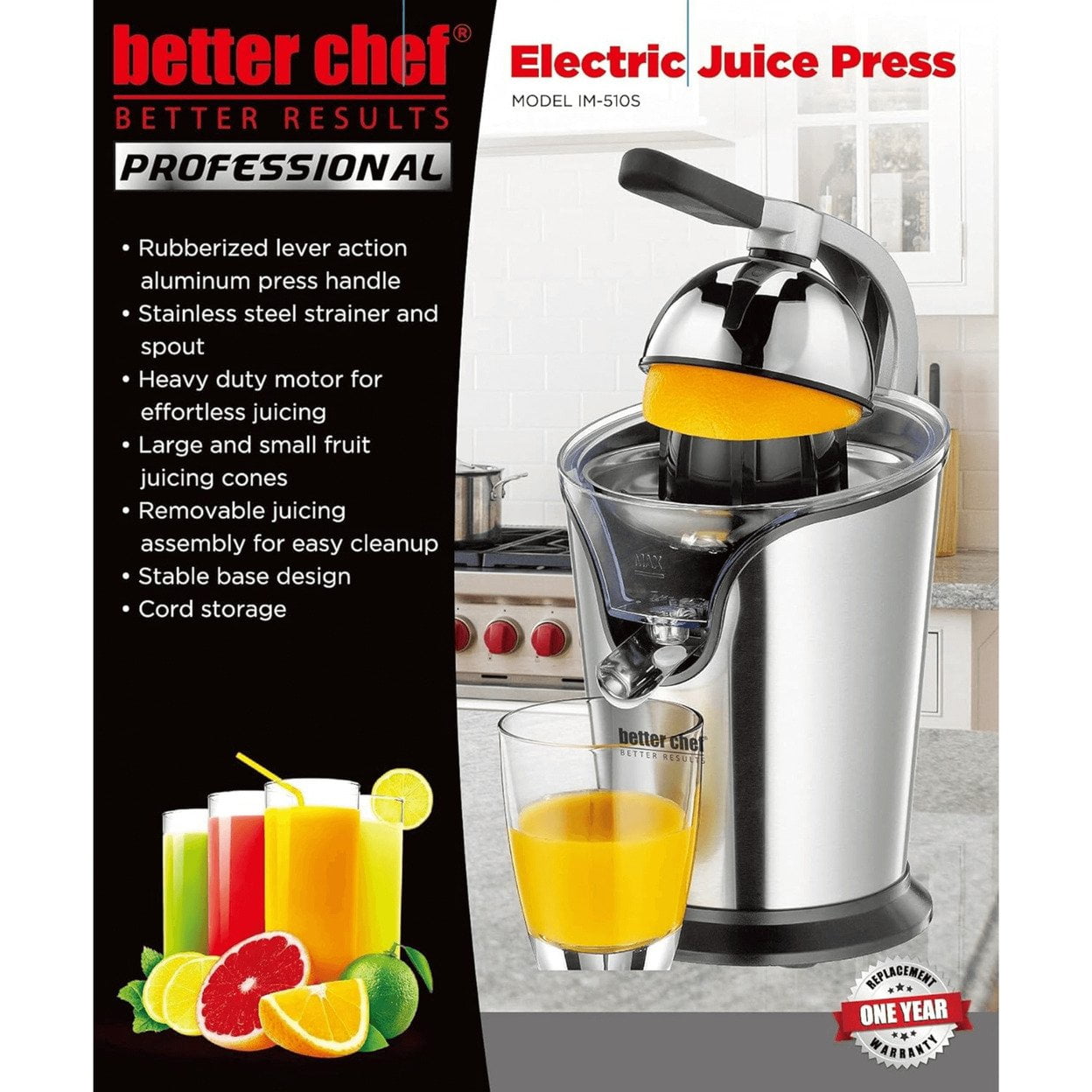 Better Chef Electric Juice Press