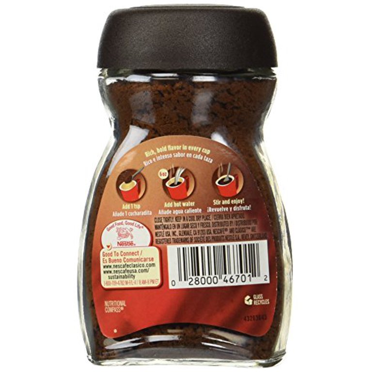 1.7 oz Jar Nescafé Clasico Dark Roast Instant Coffee