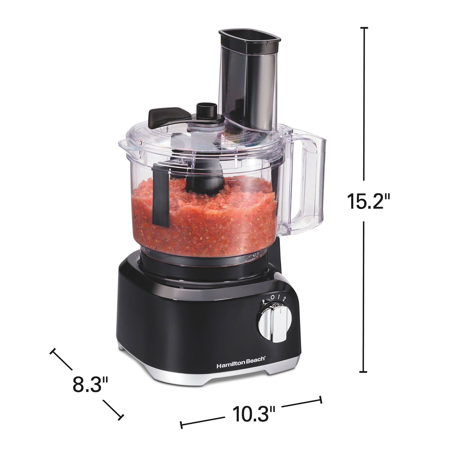 Hamilton Beach 8-Cup Food Processor/Chopper with Bowl Scraper