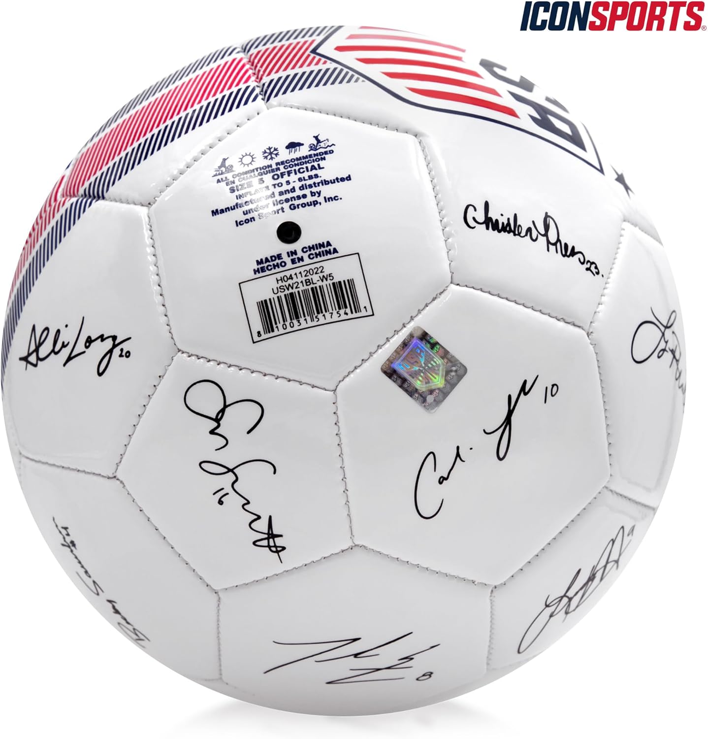 U.S. Soccer USWNT Official Size 5 Soccer Ball Signature