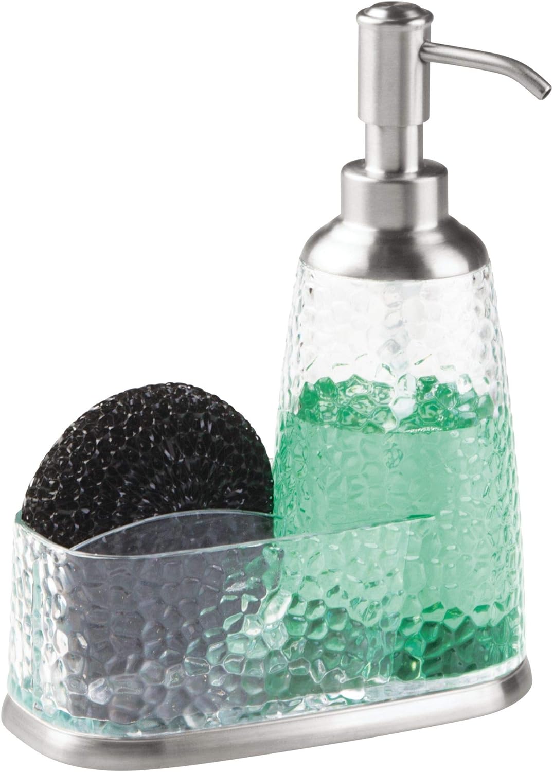 Soap Dispenser & Sponge Caddy Organizer for Kitchen Countertops