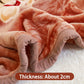 Queen Size Light Brown Korean Mink Heavy, Fleece Plush, 2 Ply Reversible Raschel Bed Blanket