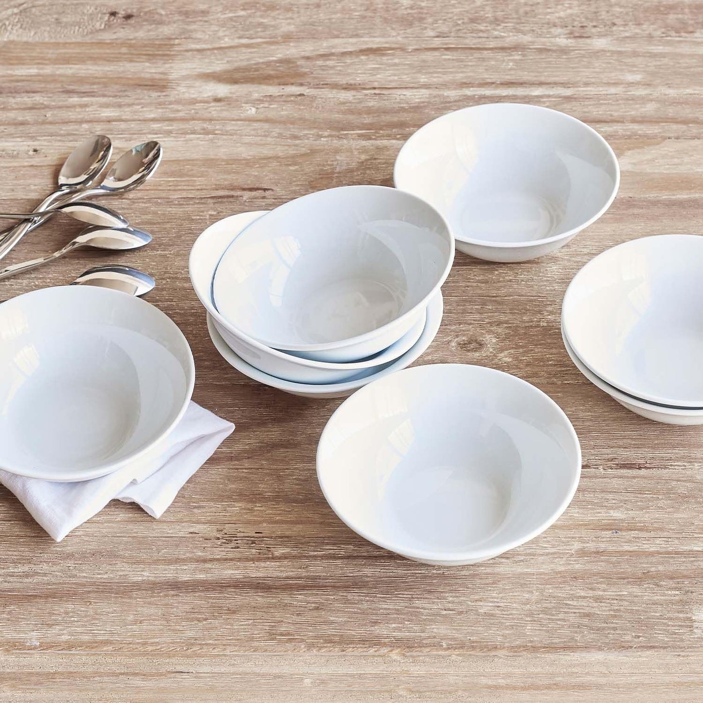 6 PC Gibson Fine Ceramic Bowl Set