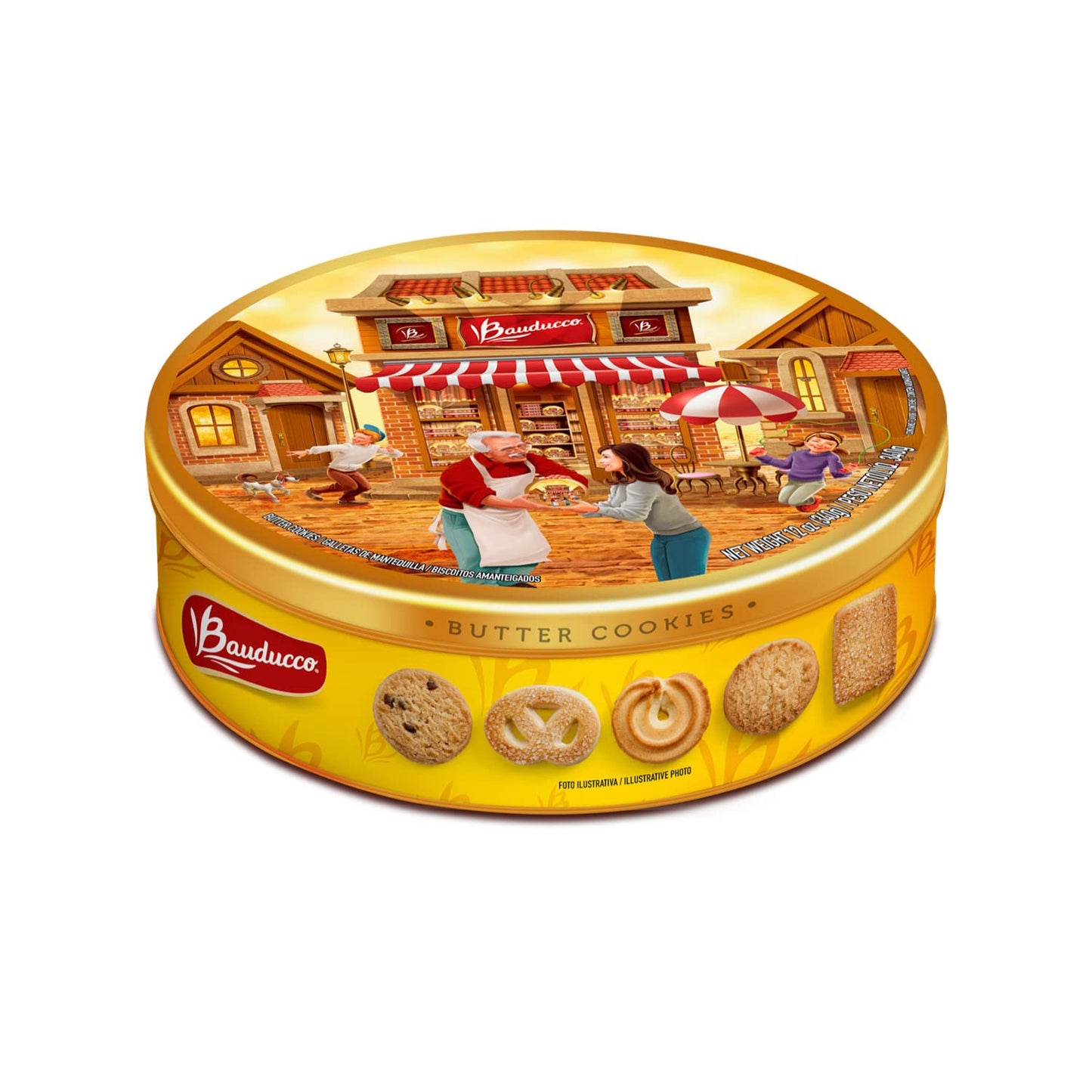 12 oz Bauducco Butter Cookies