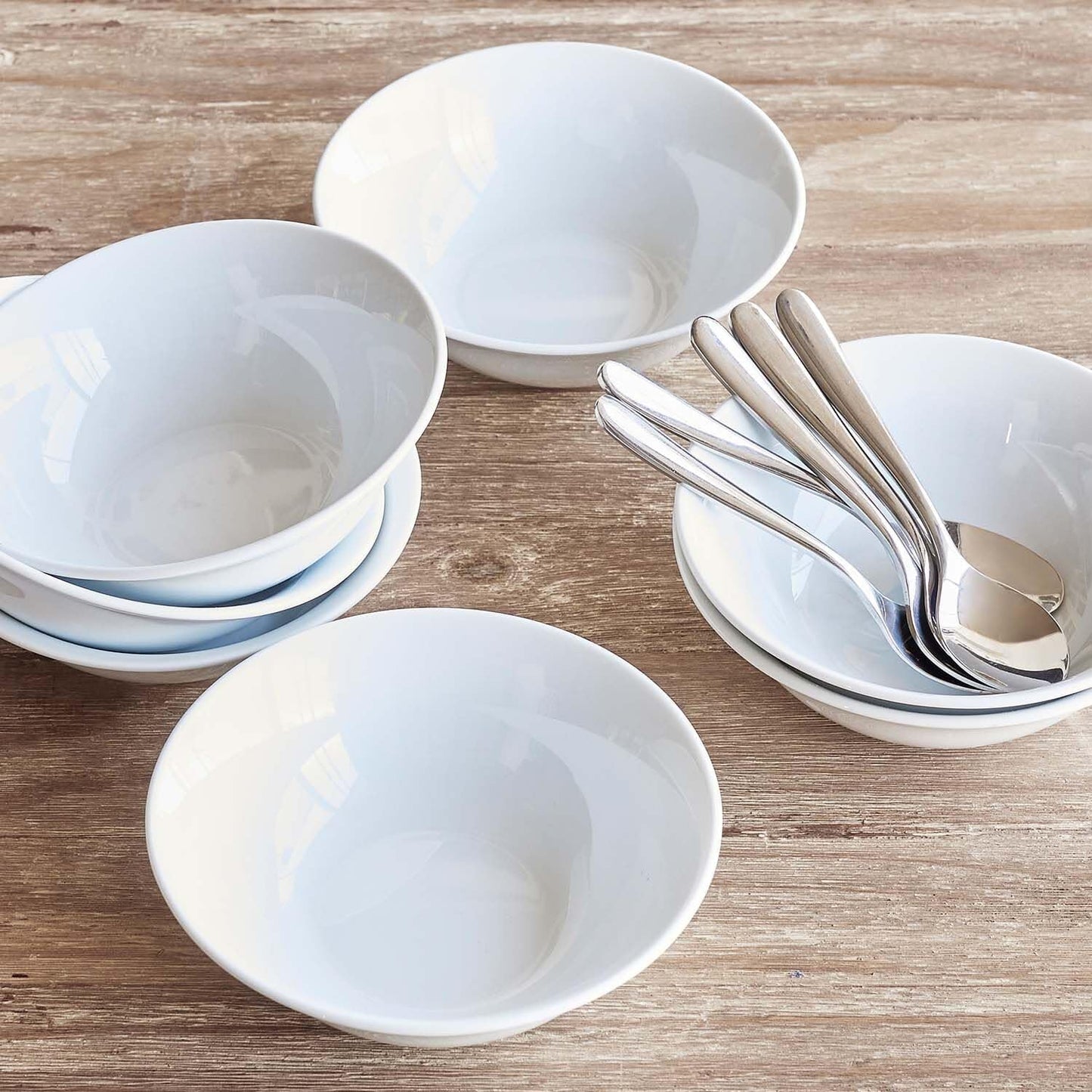 6 PC Gibson Fine Ceramic Bowl Set