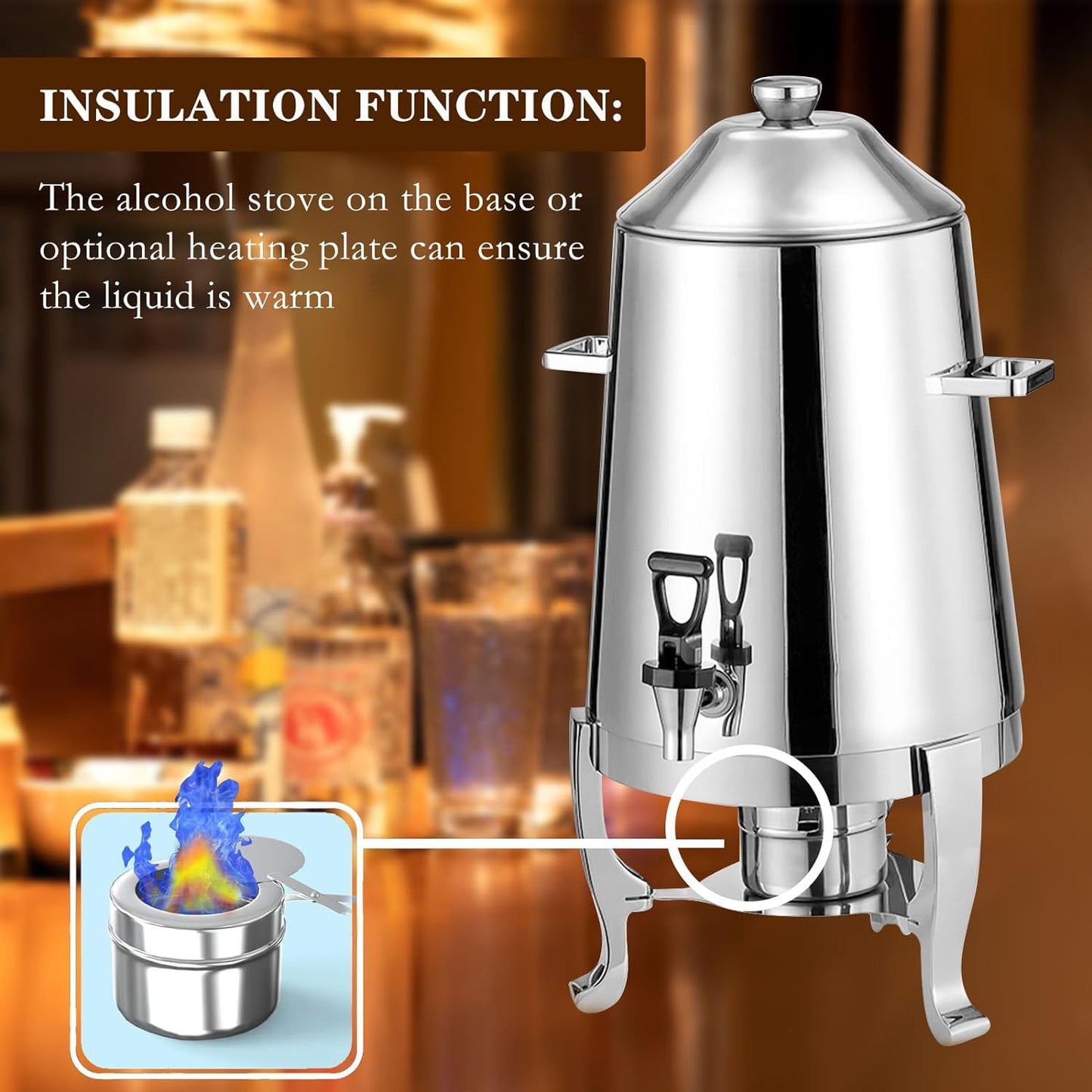 13L Stainless Steel Coffee Urn