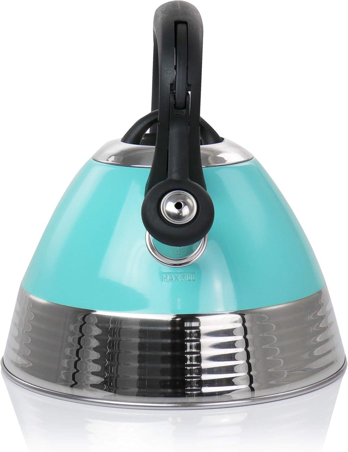 Mr. Coffee 2.5 QT Whistling Tea Kettle - Turquoise