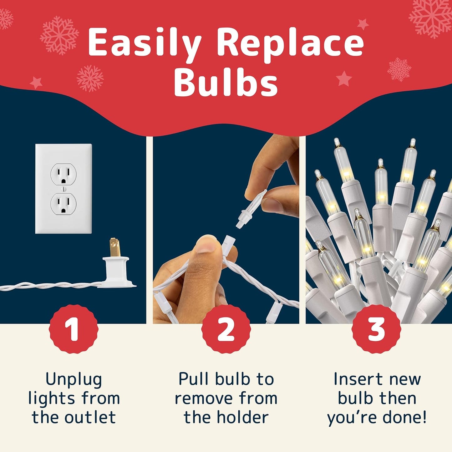 200 LED Clear Bulbs Icicle Light with White Wire