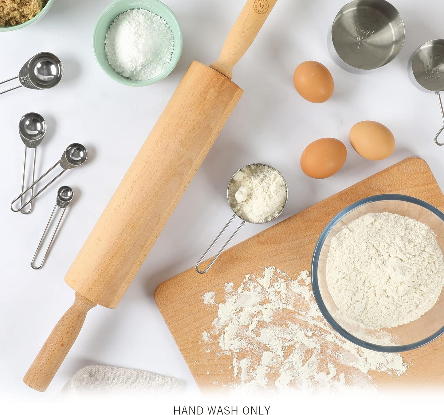 Martha Stewart Beech Wood Rolling Pin