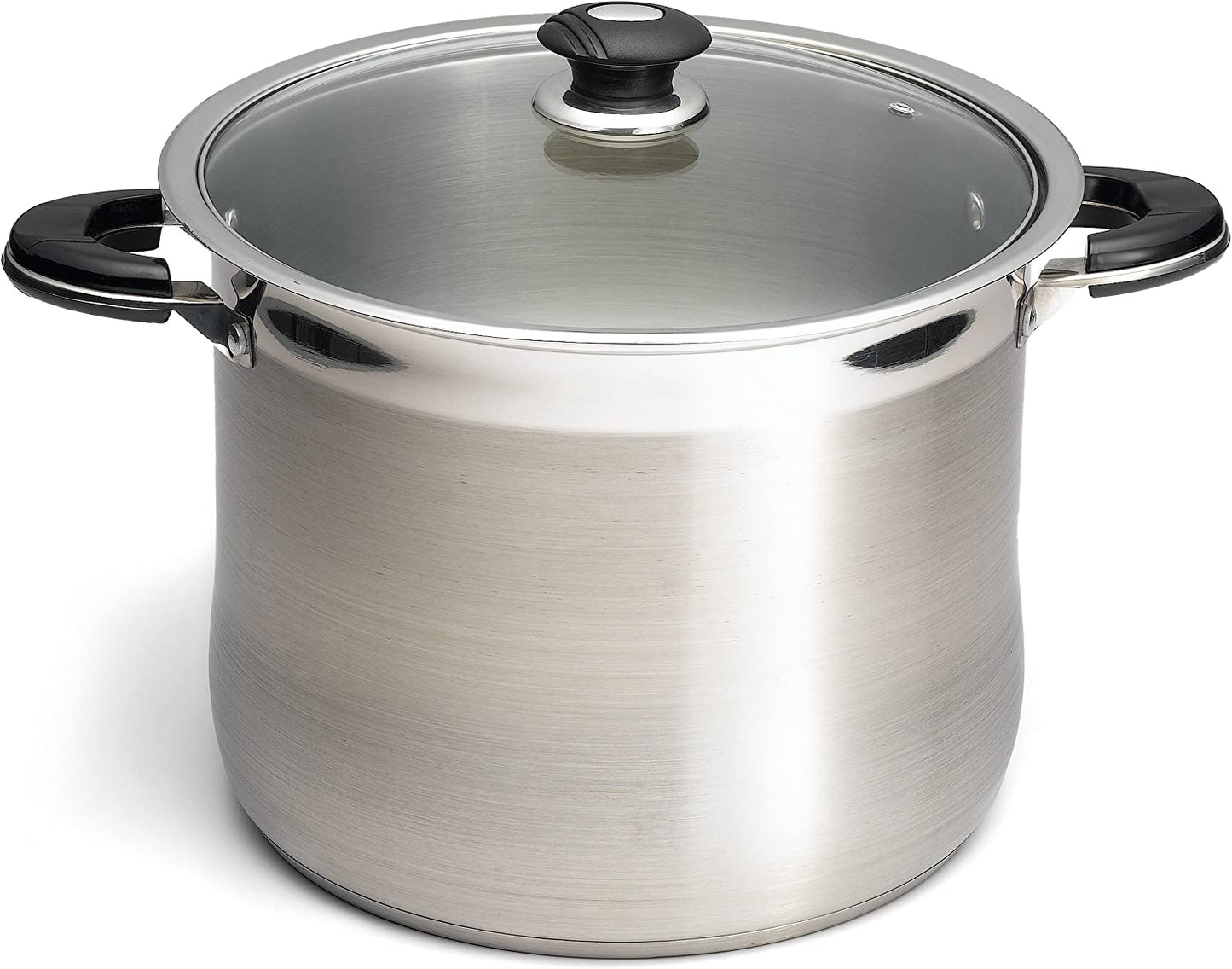20 QT Stainless Steel 18/10 Induction Stock Pot (Free Gift 1 Knife Set)