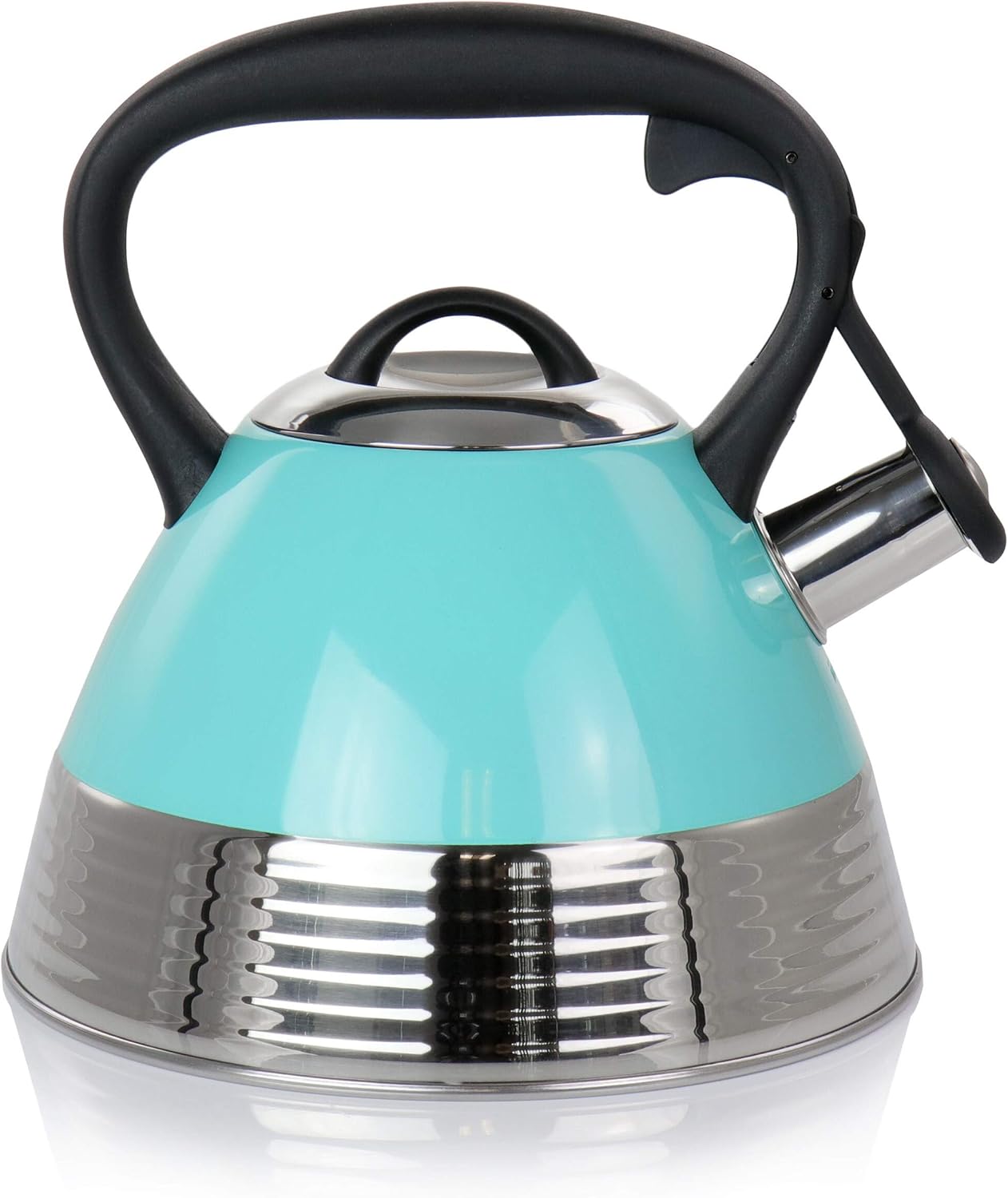 Mr. Coffee 2.5 QT Whistling Tea Kettle - Turquoise