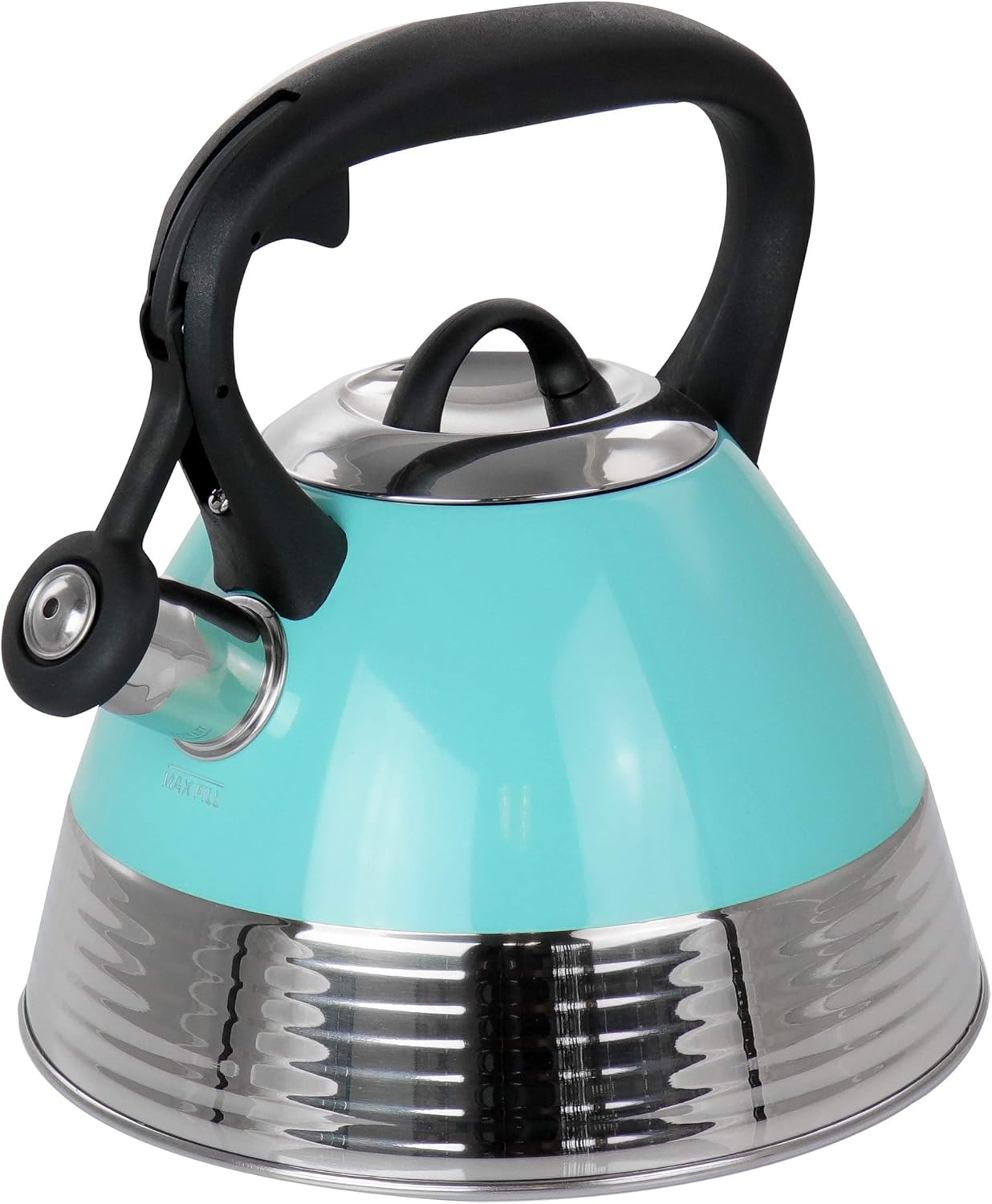 Mr. Coffee 2.5 QT Whistling Tea Kettle - Turquoise