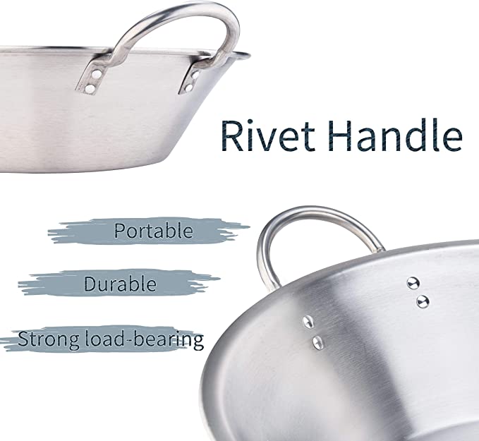 40cm Stainless Steel Cazo Comal