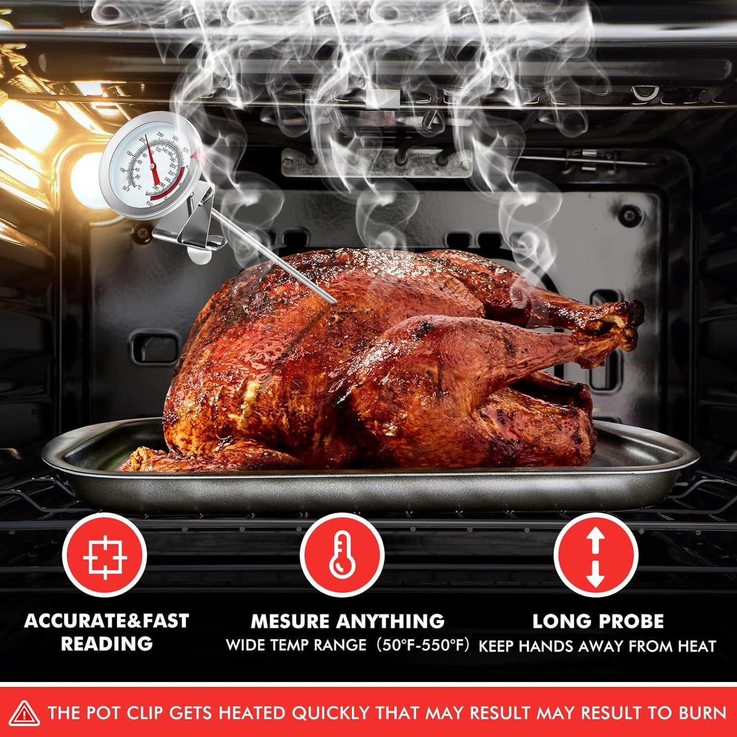 8" Cooking Thermometer