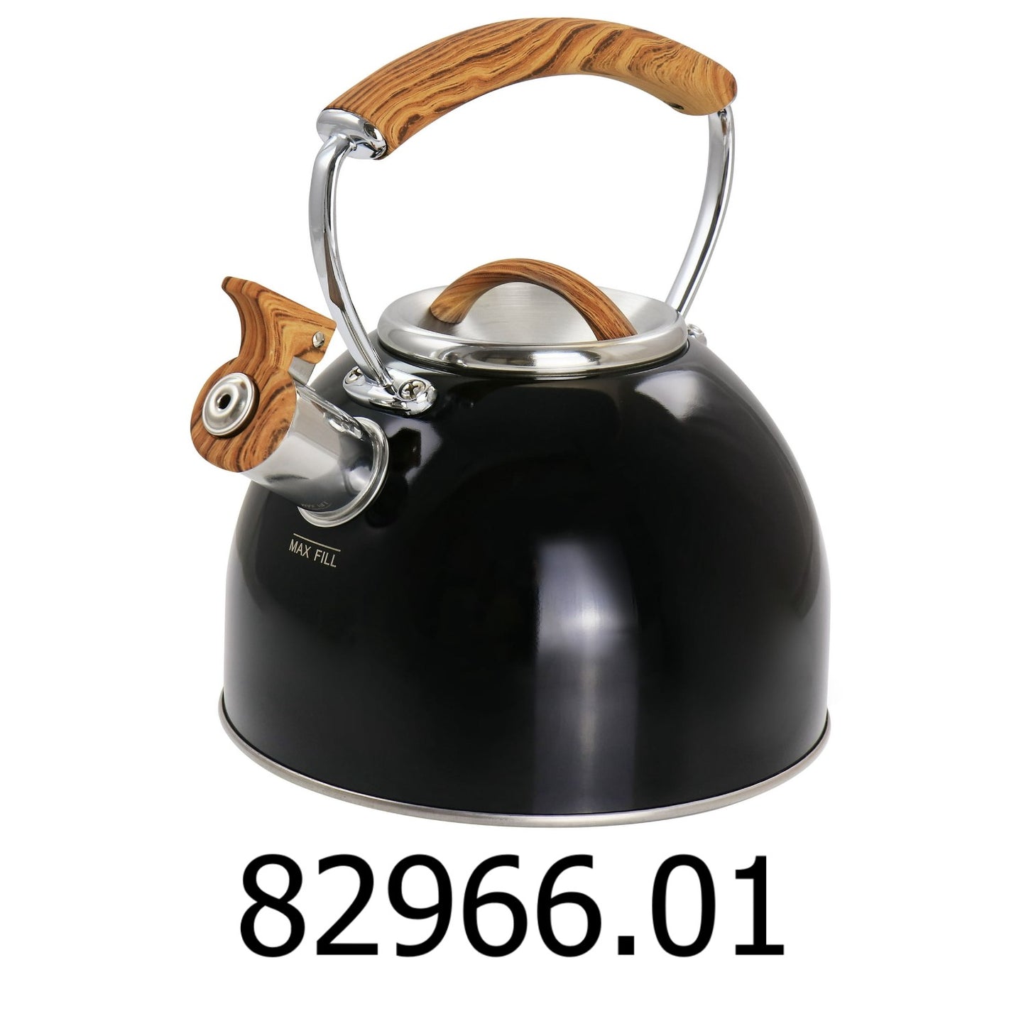 Mr. Coffee 2 QT Whistling Tea Kettle - Black