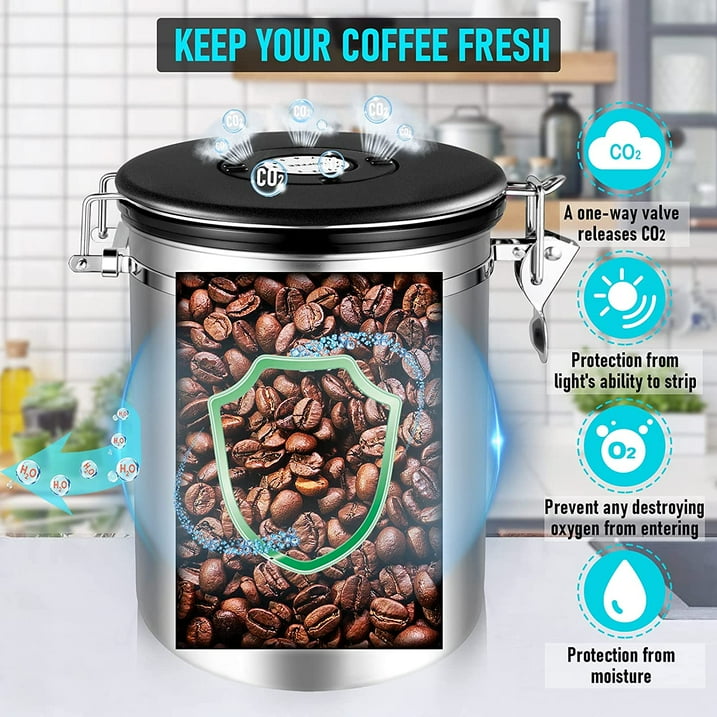 Mr. Coffee 48oz Airtight Coffee Canister