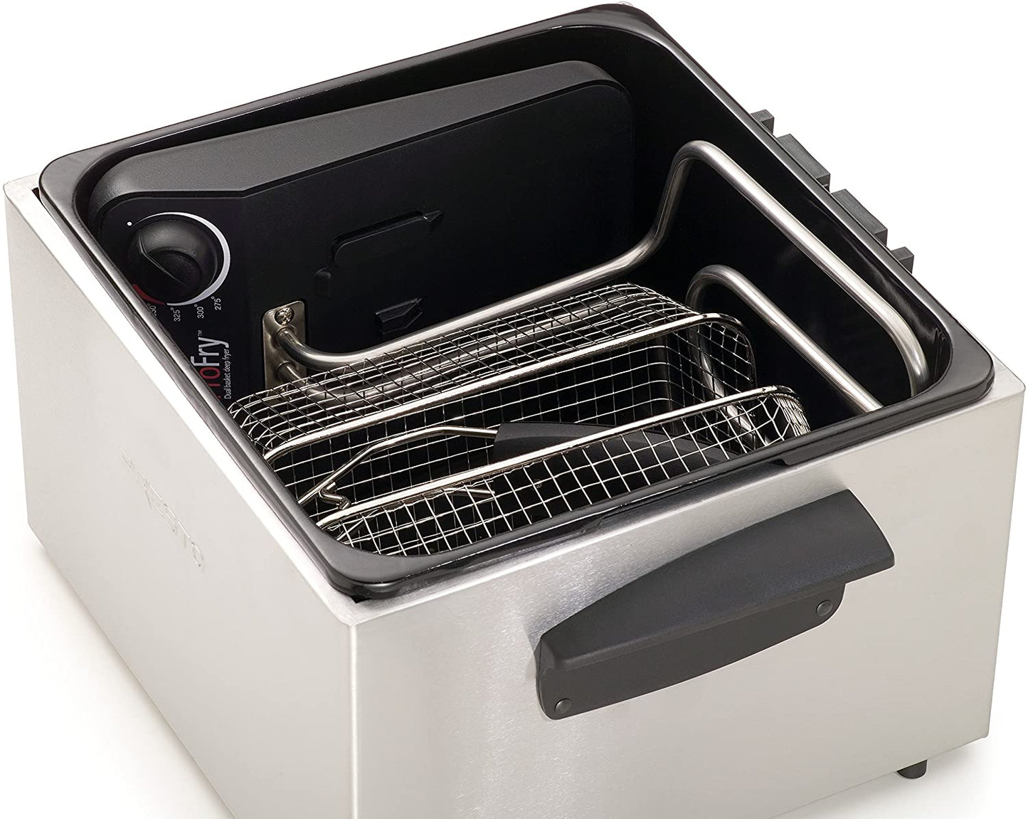 Presto Dual Basket Pro Fry (Free Gifts: Spoon & Garlic Spice)