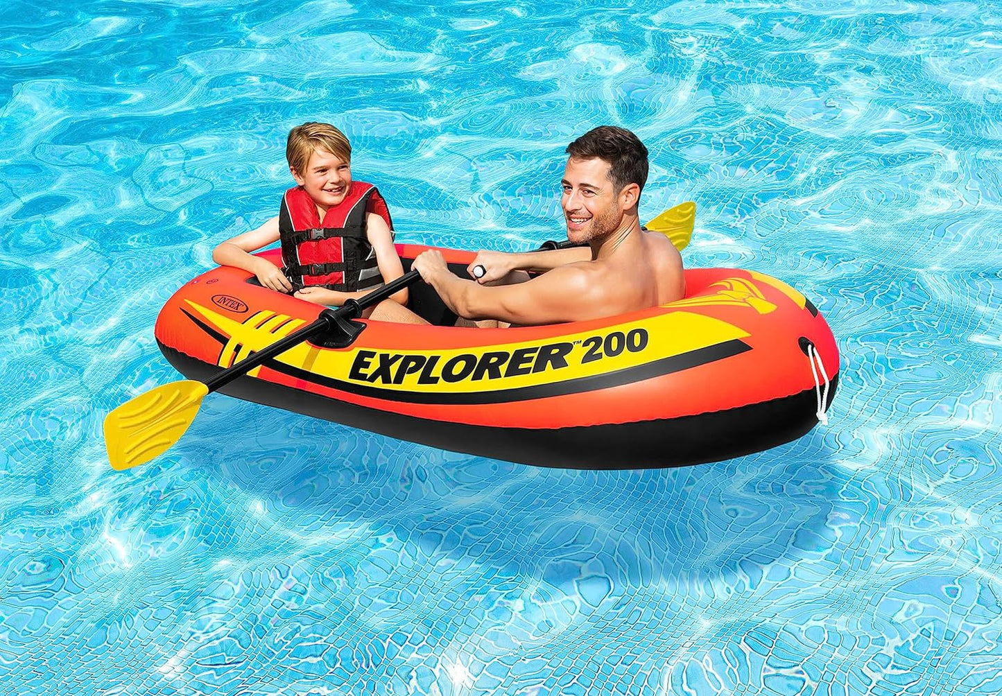 INTEX Explorer 200 Boat For Kids (Age 6+)