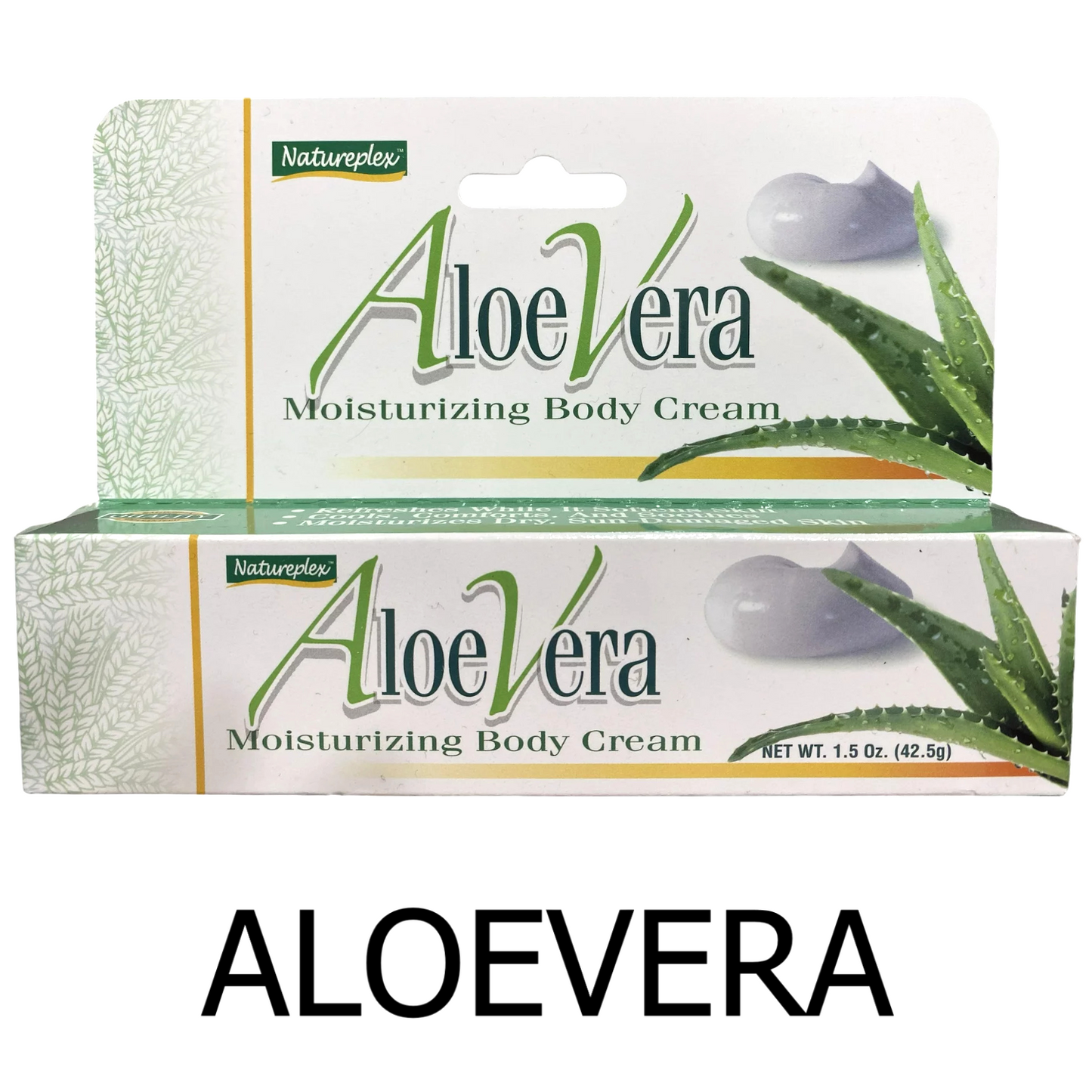 2 PC Aloe Vera Moisturizing Body Cream