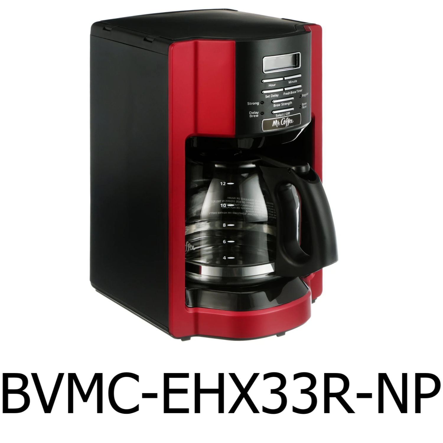 Mr Coffee Glass 12 Cup Programmable Coffee Maker w/ Basket & Coffee Filter